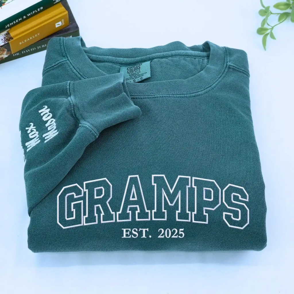 Custom embroidered crewneck sweatshirts