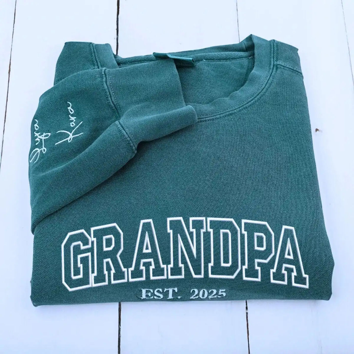Custom embroidered crewneck sweatshirts
