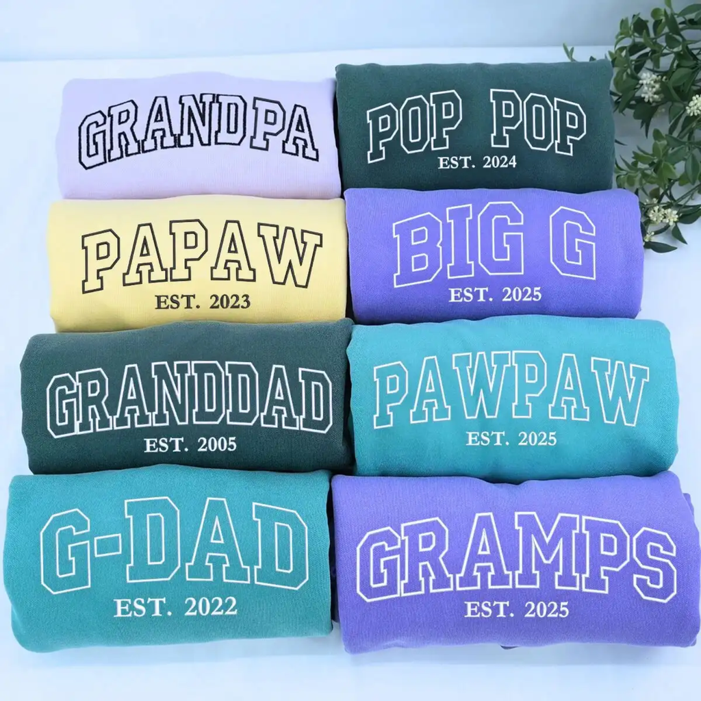 Custom embroidered crewneck sweatshirts
