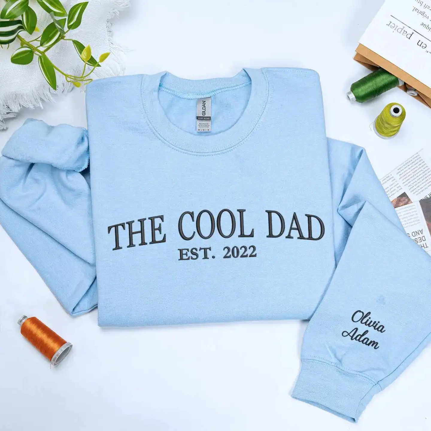 Custom embroidered crewneck sweatshirts